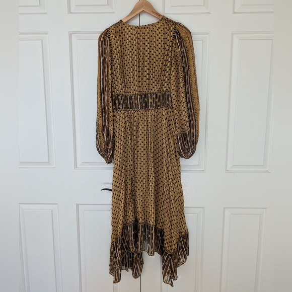 Ulla Johnson Silk Golden Flutter Dress - Picture 8 of 12